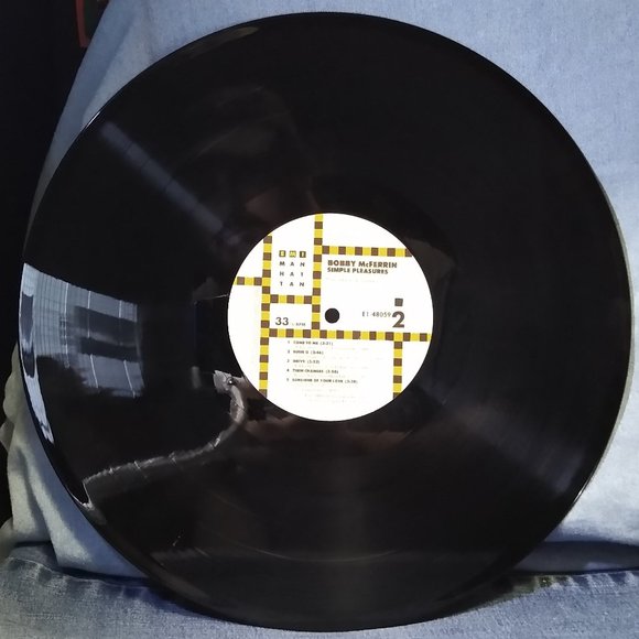 Bobby McFerrin Simple Pleasures 1988 Vinyl Record - Picture 4 of 4